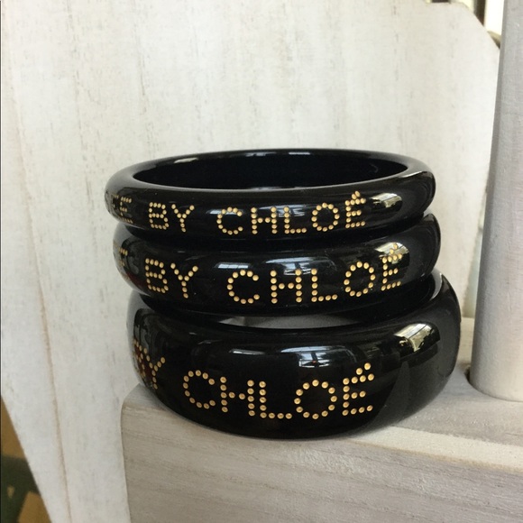 🖤See By Chloe Black Stackable Bangles🖤 - Picture 6 of 8